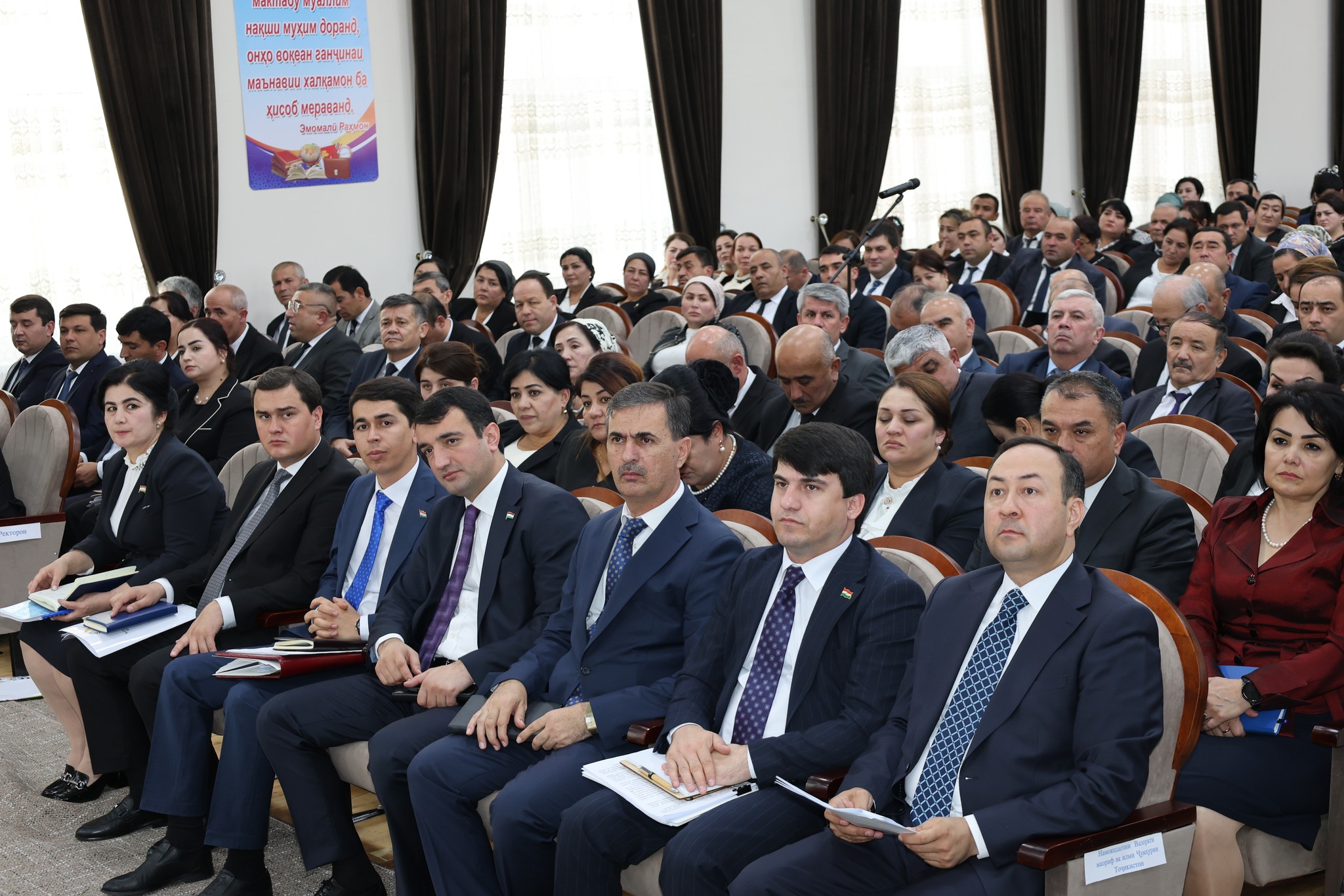 Opening of new additional buildings of 3 educational institutions in the Rudaki region