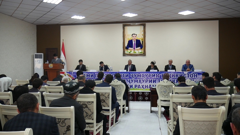 Meeting to clarify the contents of the message of the President of the Republic of Tajikistan Majlisi Oli of the Republic of Tajikistan "On the main directions of domestic and foreign policy of the Republic" in the executive body of the state authority of the city of Rogun