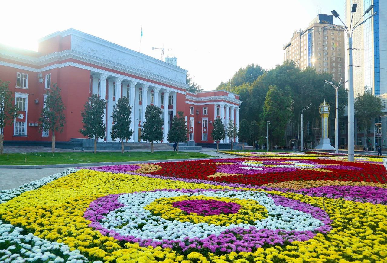 🌸 Душанбе — город цветов! 🌸
