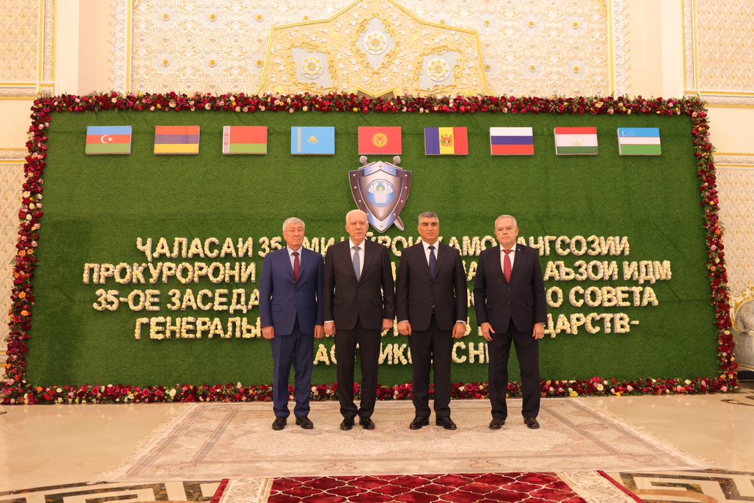 Состоялась двусторонняя встреча Генерального прокурора Республики Таджикистан Вохидзода Х.С. и Генерального прокурора Российской Федерации Гуцана А.В.