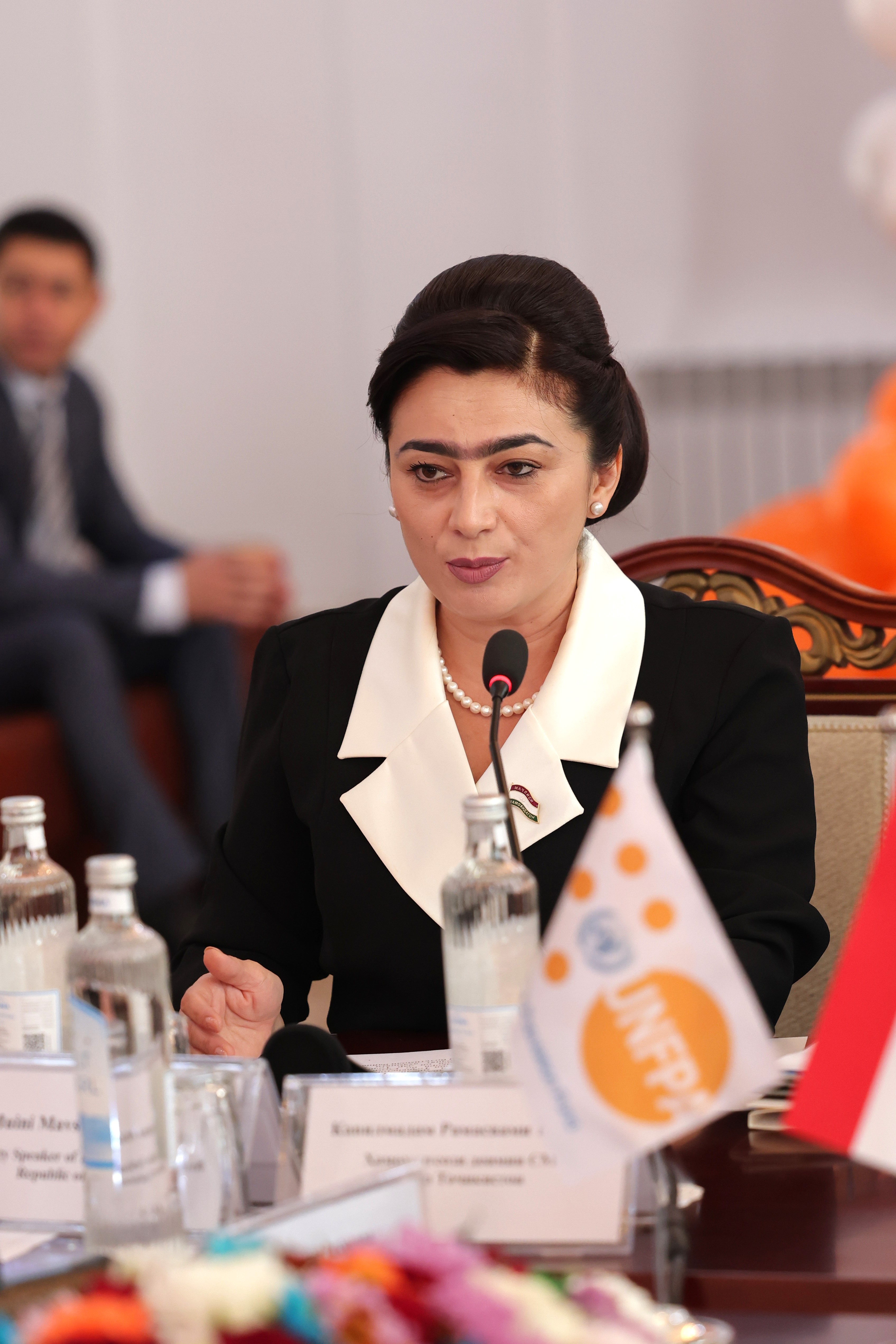 Ҳамоиши тантанавӣ бахшида ба 30 -солагии ҳамкориҳои Хазинаи нуфуси Созмони Милали Муттаҳид  (ЮНФПА)  ва Тоҷикистон  баргузор гардид