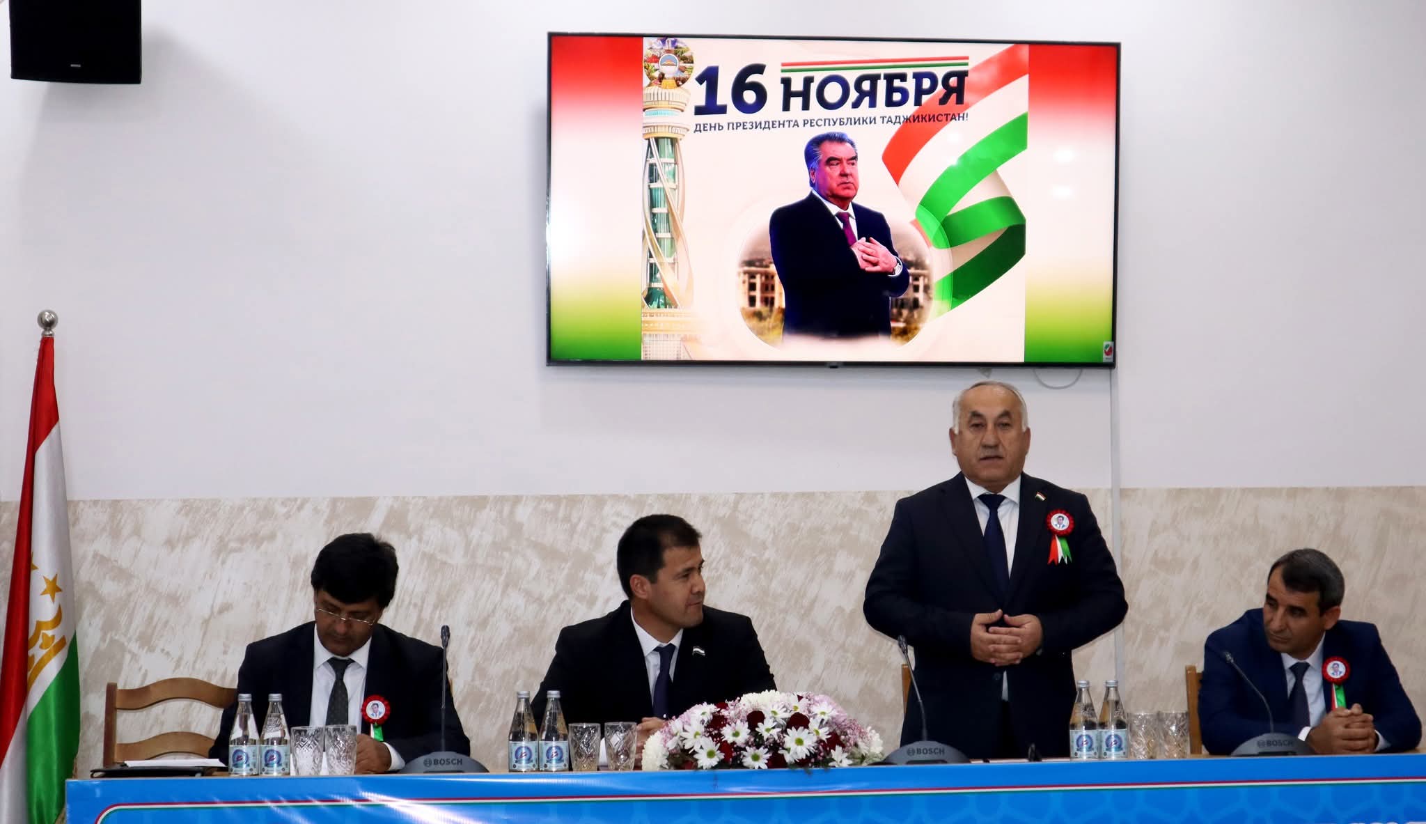 Ceremonial Meeting at the Academy of Agricultural Sciences of Tajikistan Dedicated to the Day of the President of the Republic of Tajikistan