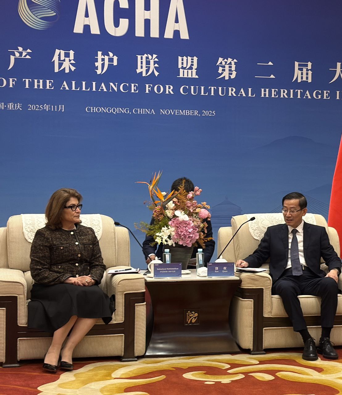 Мулоқоти вазири фарҳанги Ҷумҳурии Тоҷикистон бо муовини вазири фарҳанги Ҷумҳурии Мардумии Чин