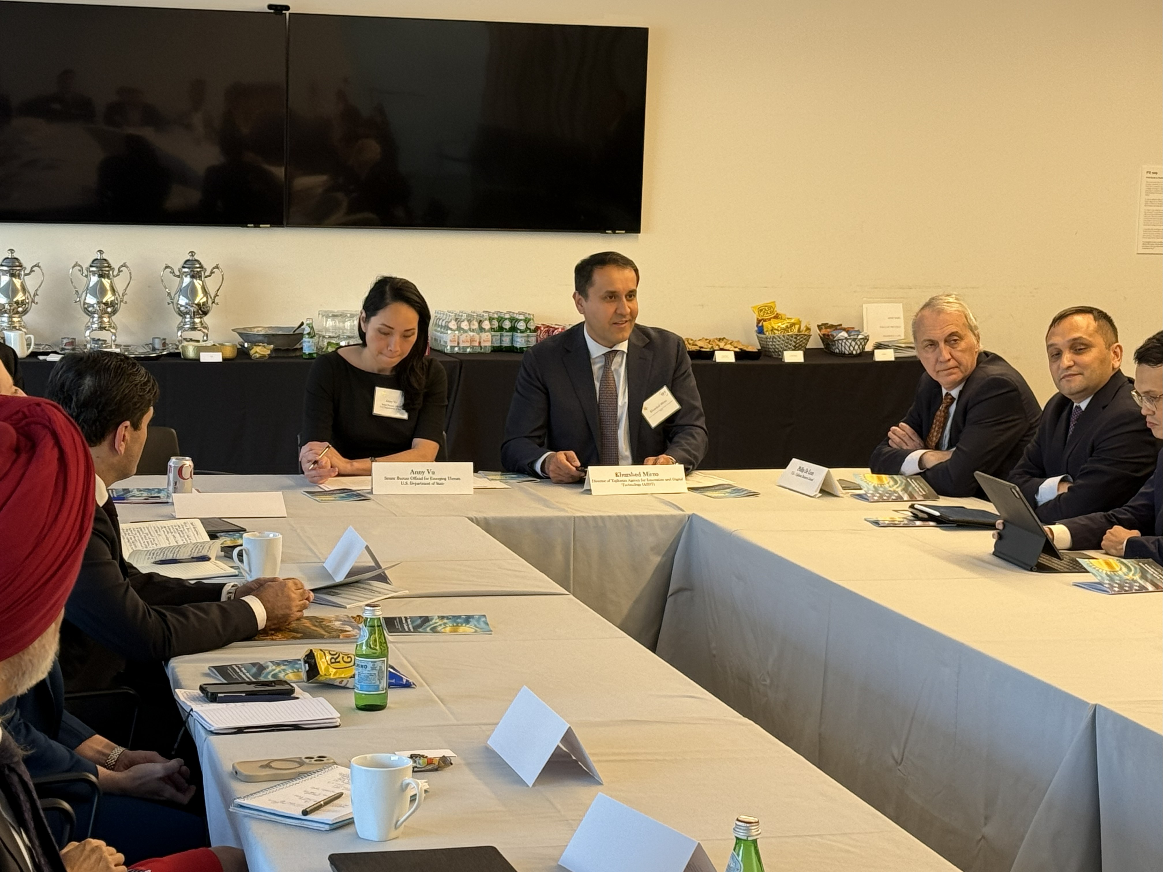 Таджикистан укрепляет сотрудничество с Соединёнными Штатами Америки в сфере цифровизации, инноваций и инвестиций в рамках второго саммита «Центральная Азия – США» (С5+1)