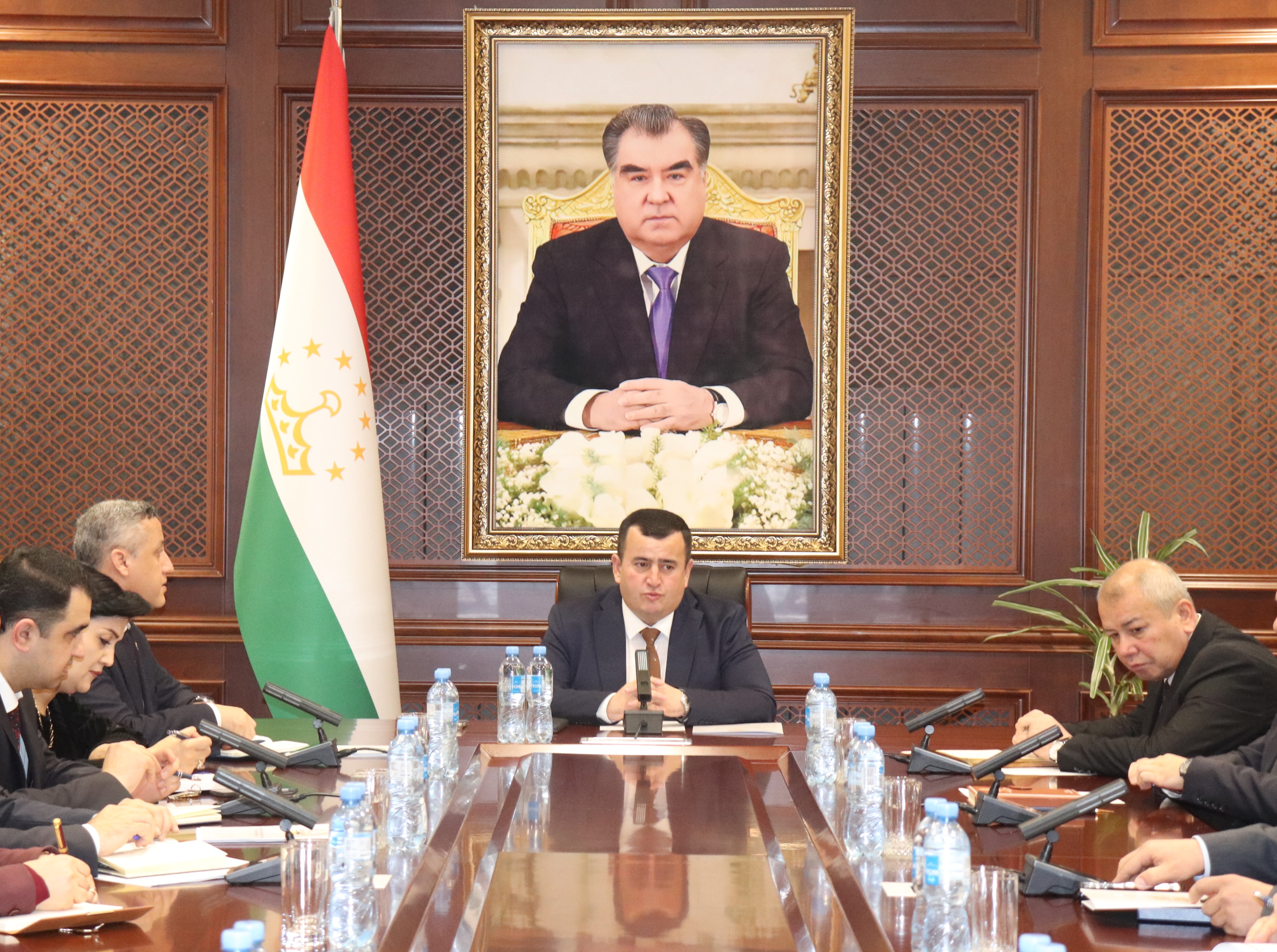 Ҷаласаи назоратӣ дар назди Вазири рушди иқтисод ва савдои Ҷумҳурии Тоҷикистон