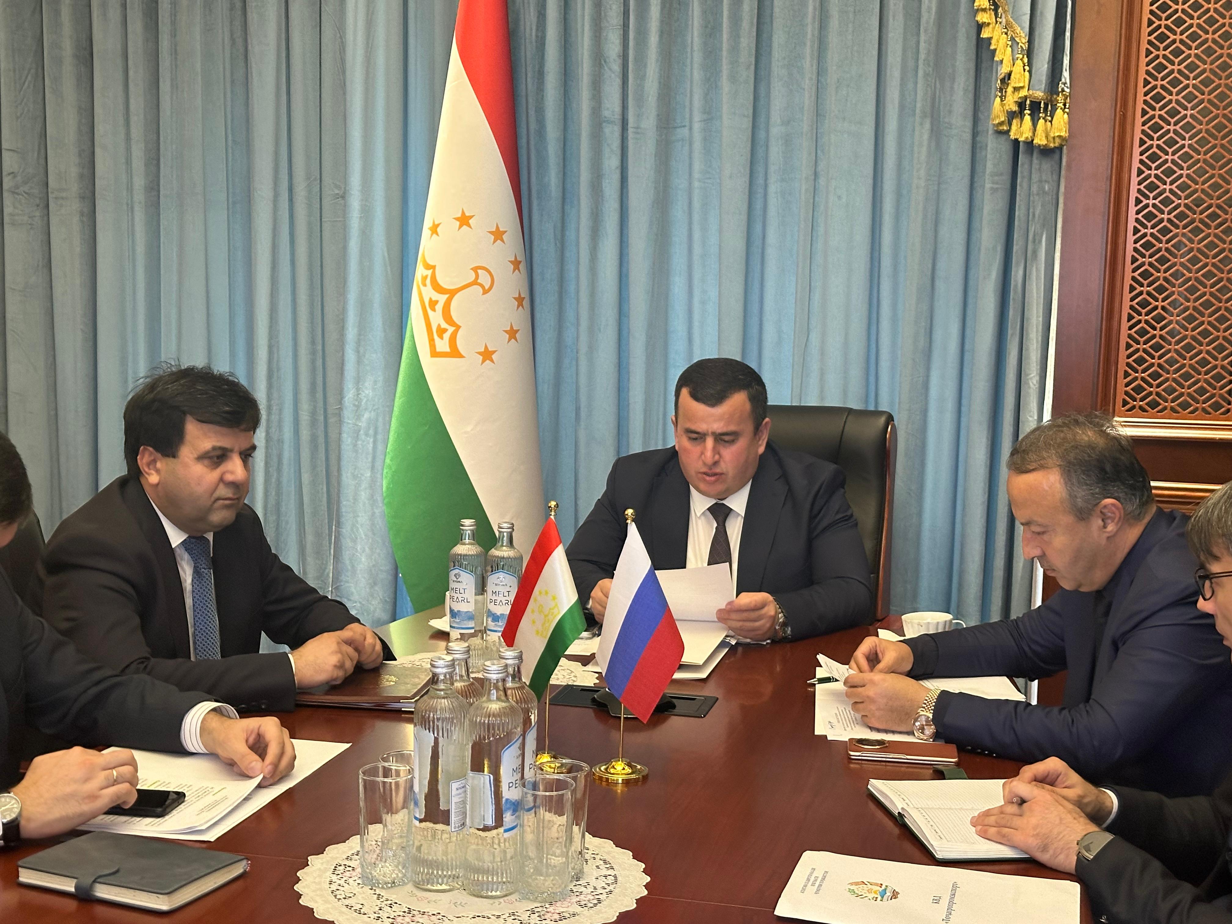 Virtual meeting between the Director of the Export Agency under the Government of the Republic of Tajikistan and the Minister of Economic Development of the Russian Federation