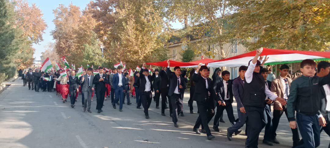 PARTY MARCH IN TEMURMALIK DISTRICT UNDER THE SLOGAN “LET YOUR FLAG FLY HIGH – MY BELOVED TAJIKISTAN”