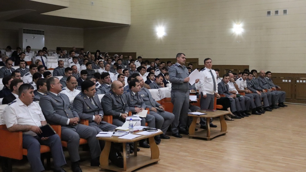 The meeting of the Advisory Council of the Enforcement Service under the Government of the Republic of Tajikistan to summarize the activities of the service's employees for the first nine months of 2024.