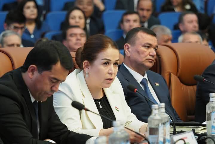 Иштирок ва суханронии Раиси Кумитаи кор бо занон ва оилаи назди Ҳукумати Ҷумҳурии Тоҷикистон Файзиддинзода Бунафша