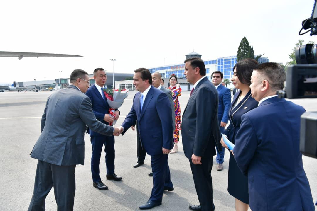 Выступление директора Агентства гражданской авиации при Правительстве Республики Таджикистан на мероприятии, посвященном открытию маршрута Пекин-Душанбе-Пекин