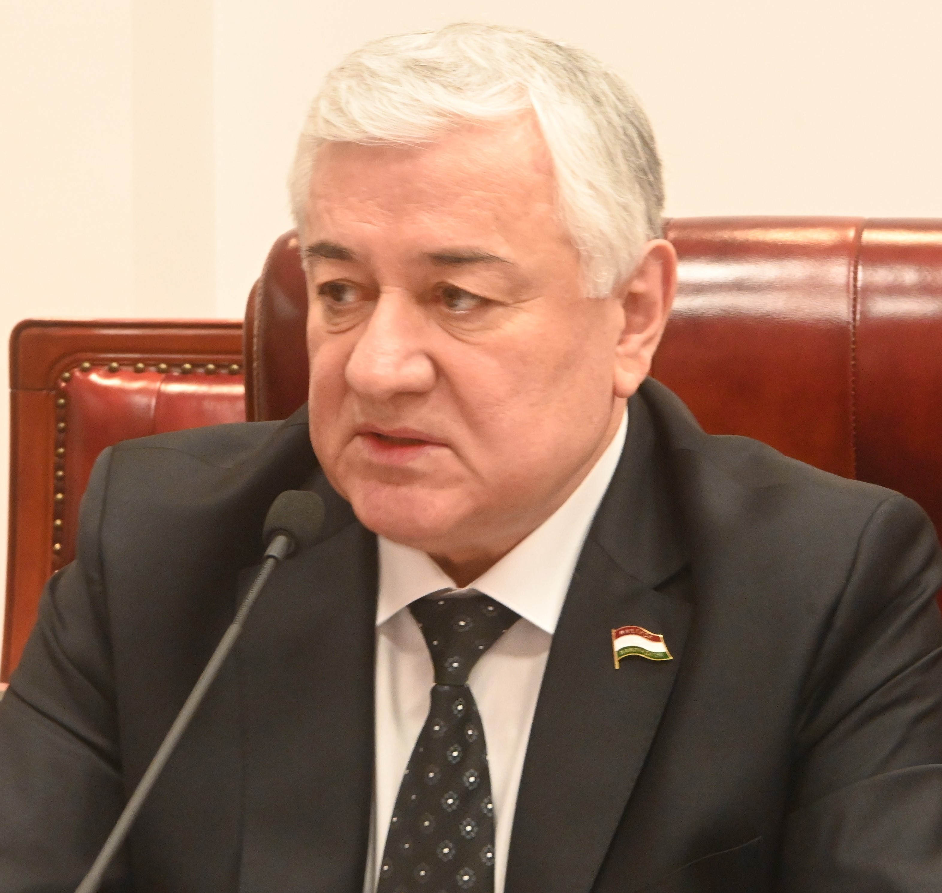 Встреча первого  заместителя Председателя Маджлиси намояндагон Маджлиси Оли Республики Таджикистан Шермухаммада Шохиён с делегацией Китайской Народной Республики