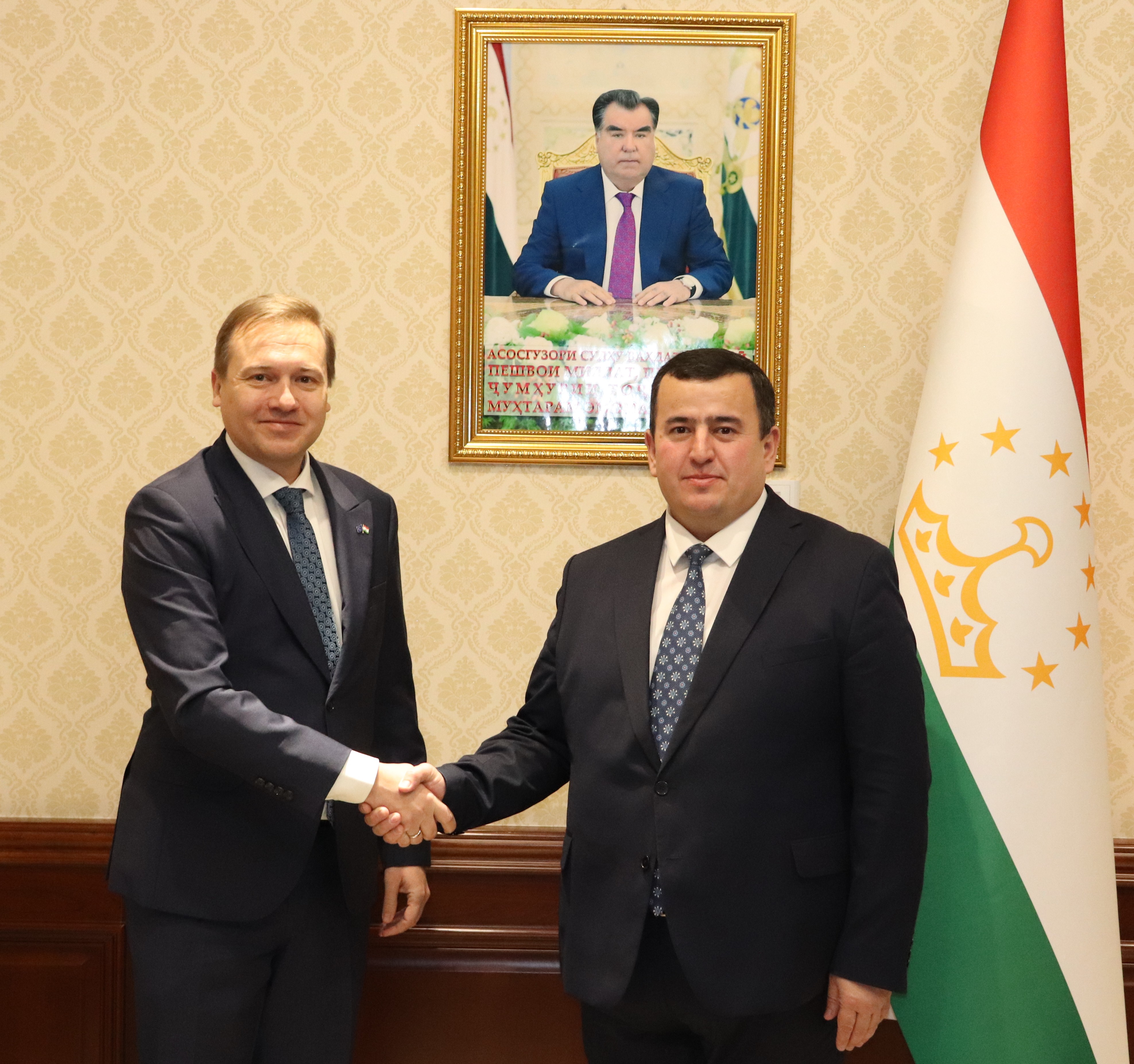 Встреча Министра экономического развития и торговли Республики Таджикистан с Главой Представительства Европейского Союза