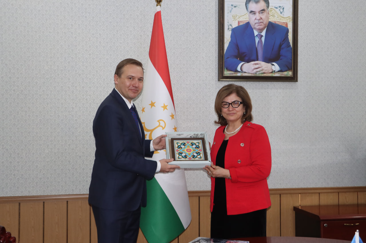 мулоқот бо бо роҳбари навтаъйини Намояндагии Иттиҳоди Аврупо дар Ҷумҳурии Тоҷикистон