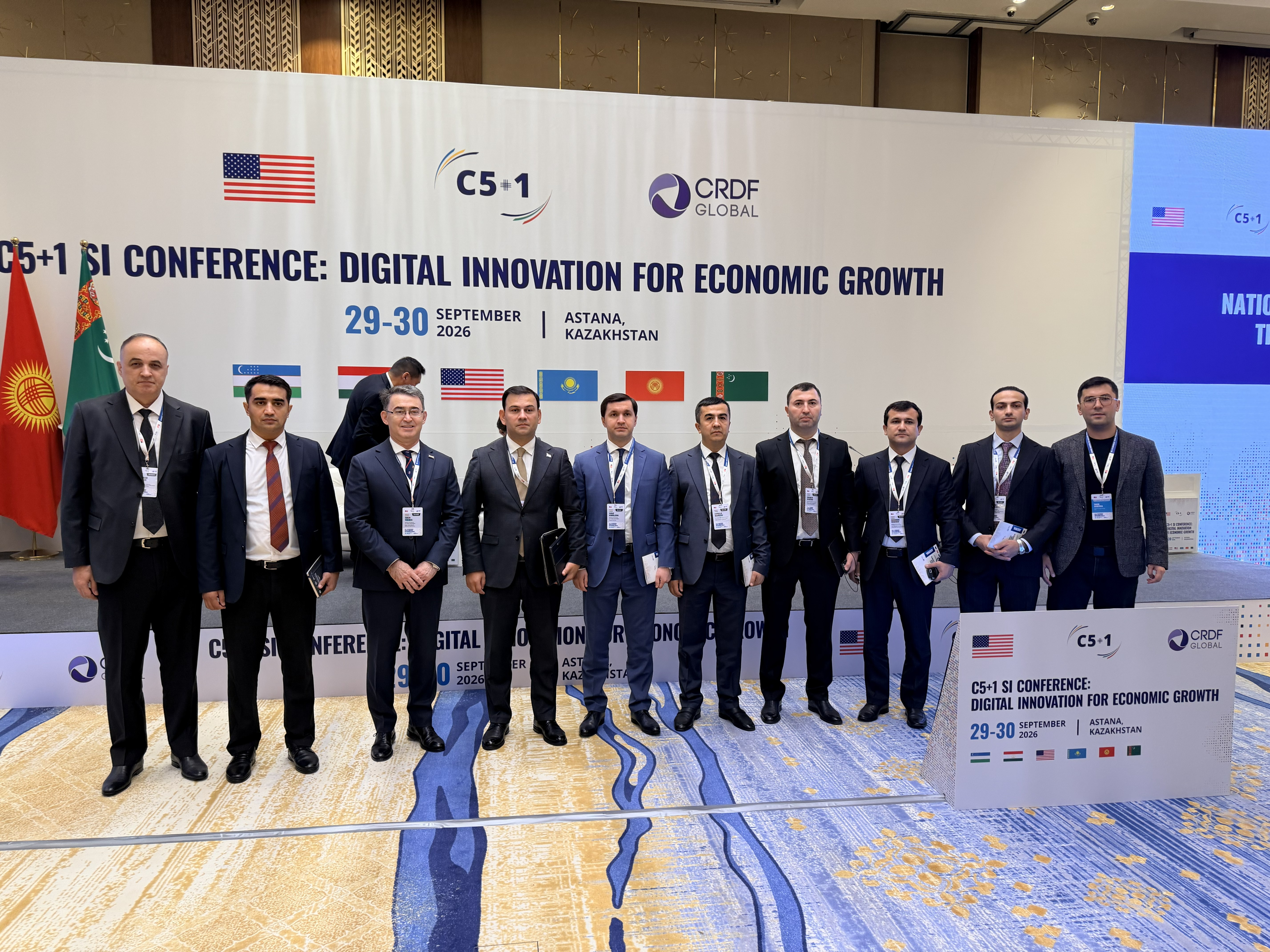 Ҳайати Тоҷикистон дар Конфронси C5+1 SI дар шаҳри Остона иштирок намуд
