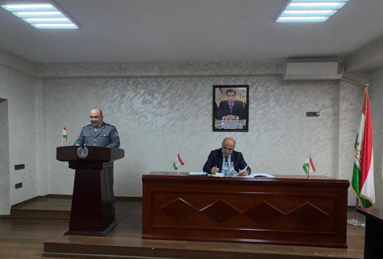 HELD MEETING OF THE штаб UNDER THE HEAD OF THE ENFORCEMENT SERVICE ON STRENGTHENING THE FIELD OF ENFORCEMENT PROCEEDINGS IN KHATLON REGION