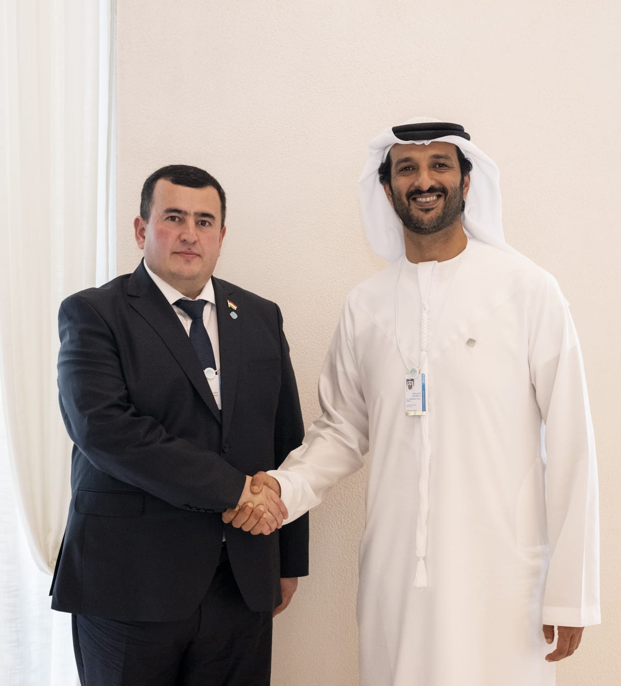 Встреча министра экономического развития и торговли Республики Таджикистан с министром экономики и туризма Объединённых Арабских Эмиратов