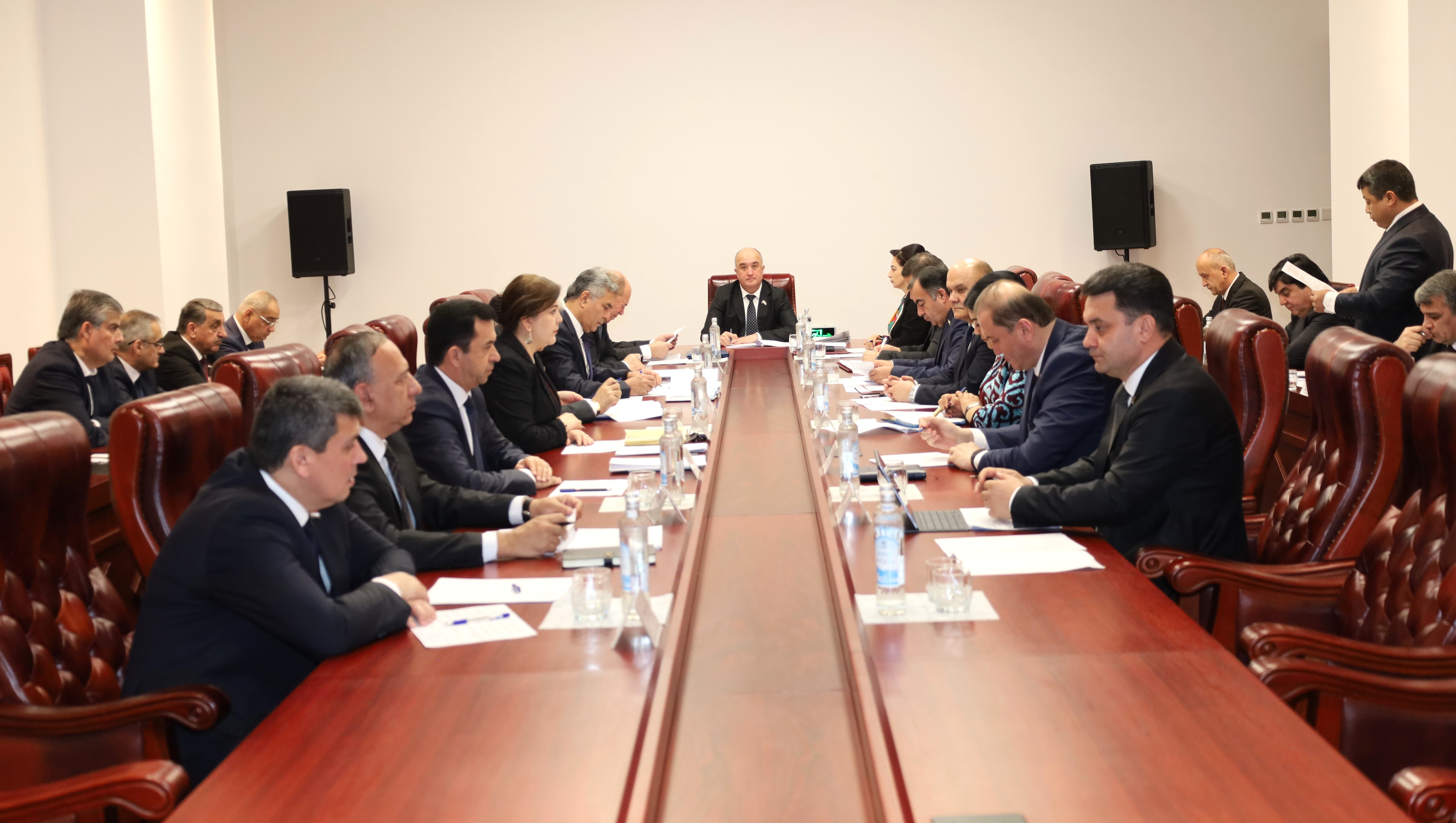 Состоялось очередное заседание Совета Маджлиси намояндагон Маджлиси Оли Республики Таджикистан седьмого созыва