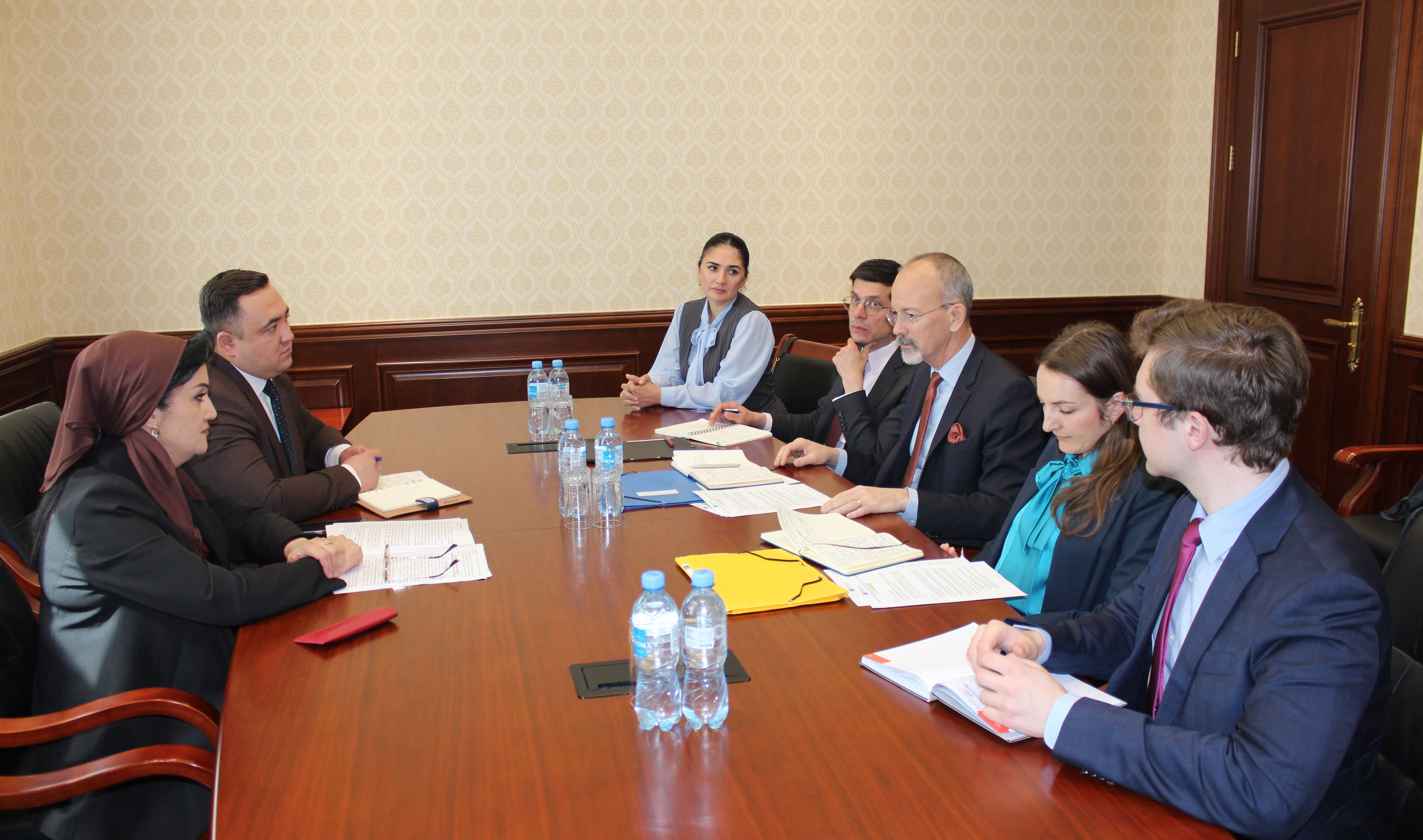 Вохӯрии муовини вазири рушди иқтисод ва савдо бо намояндагони Созмони ҳамкории иқтисодӣ ва рушд (OECD)