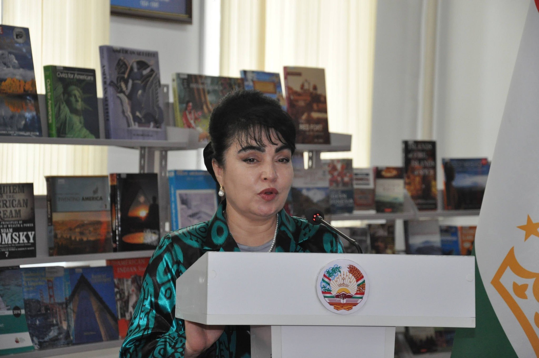 Ифтитоҳи Гӯшаи китоби Ҷумҳурии Исломии Покистон дар Китобхонаи миллӣ