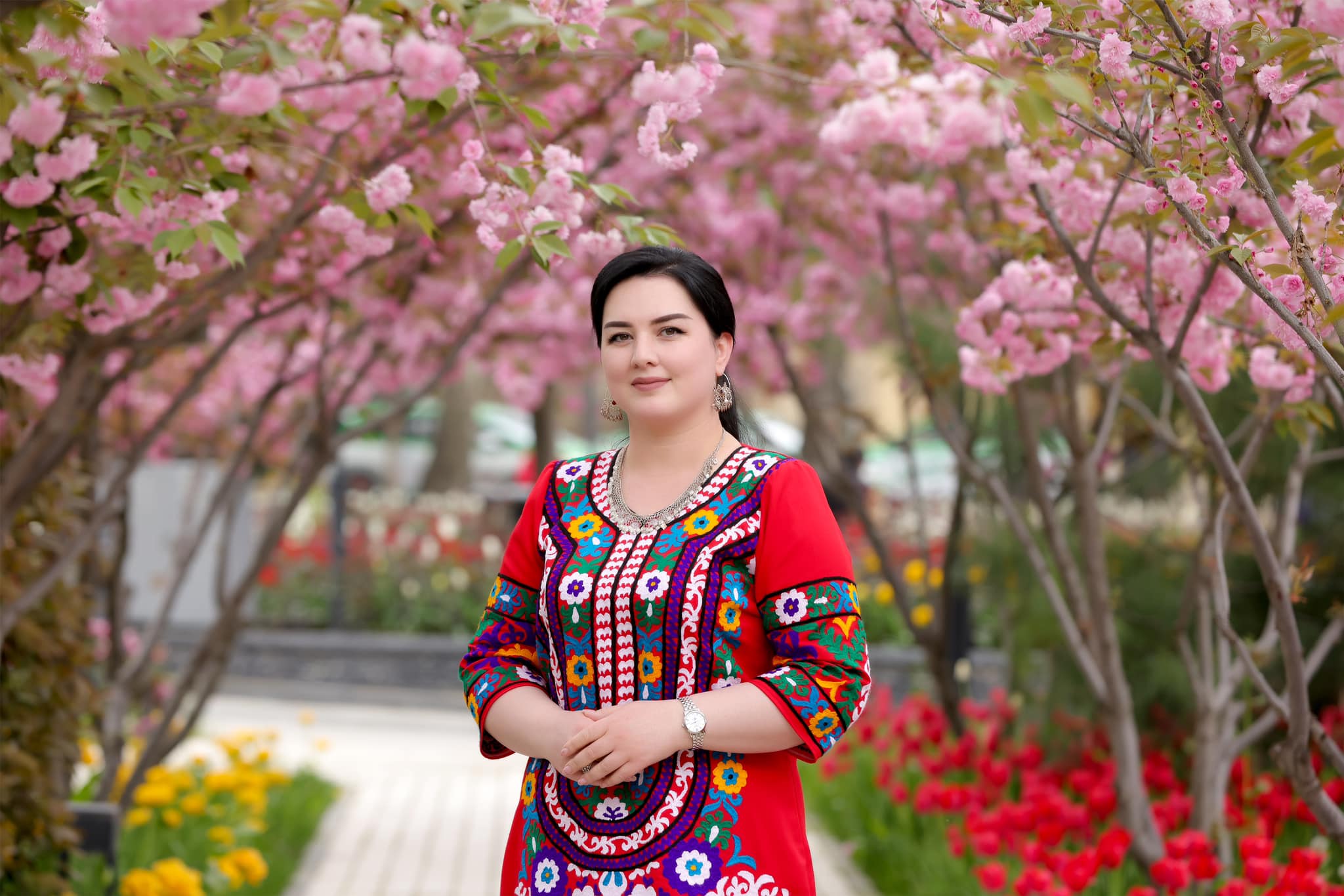 WOMEN AND GIRLS ARE THE EMBODIMENT OF THE NATIONAL COSTUME AND THE HIGH CULTURE OF THE TAJIK PEOPLE