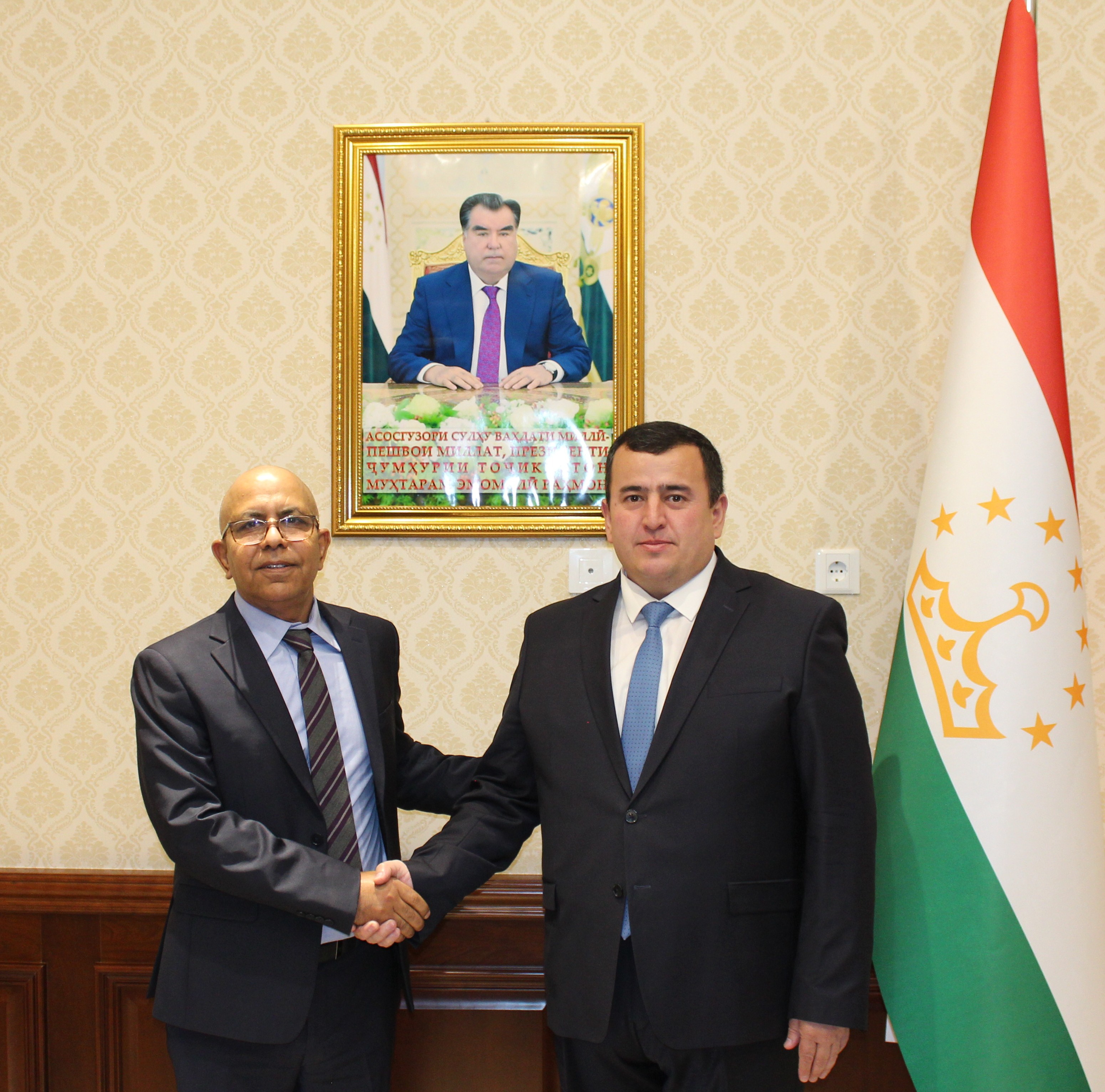 Встреча Министра экономического развития и торговли с постоянным представителем Международного валютного фонда в Республике Таджикистан
