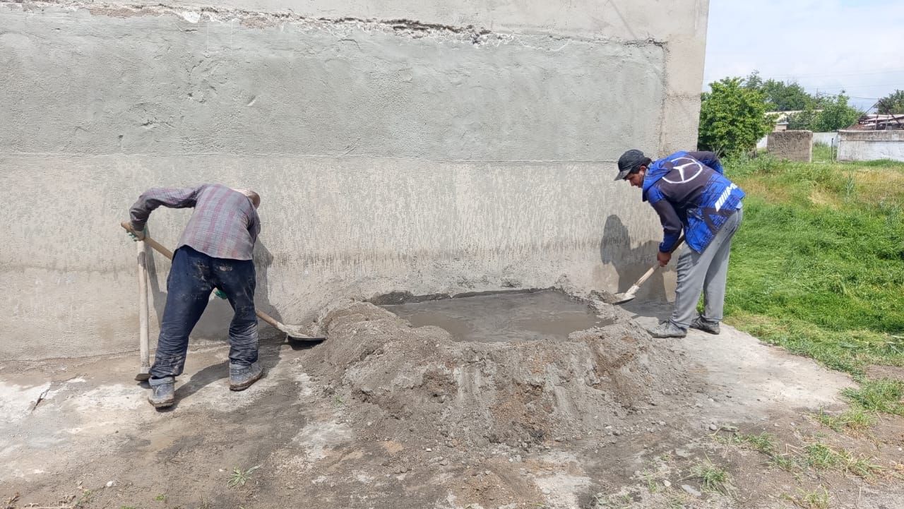 Progress of improvement and construction works.