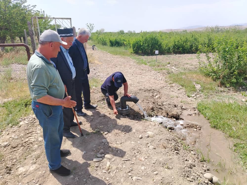 Water supply point commissioned with the participation of the center’s director.
