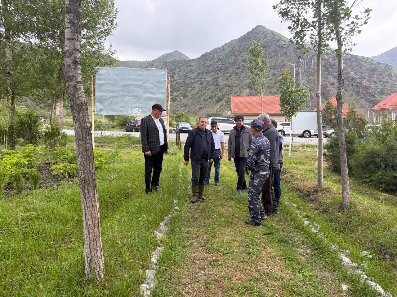 The Director of the Forestry Agency visited the nursery of the State Forestry Institution of Shahristan district