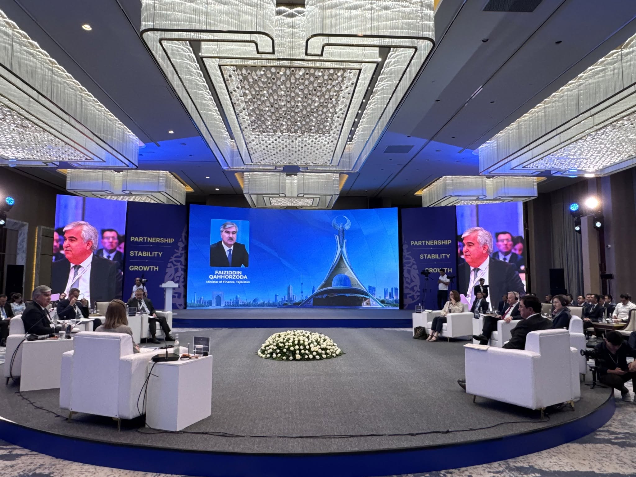 Иштироки Вазири молияи Ҷумҳурии Тоҷикистон дар муҳокимаи сатҳи баланд оид ба таҳкими пайвастагии минтақавӣ