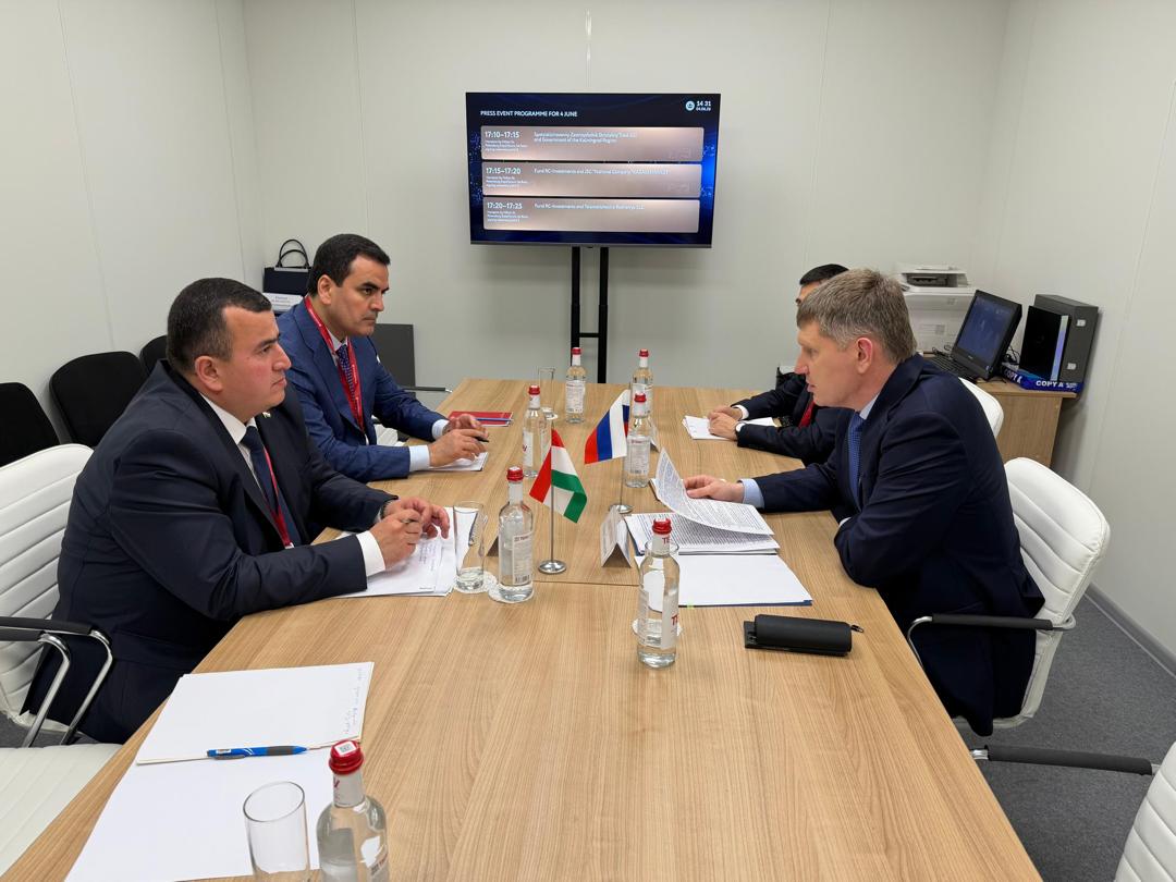 Встреча Министра экономического развития и торговли Республики Таджикистан с Министром экономического развития Российской Федерации