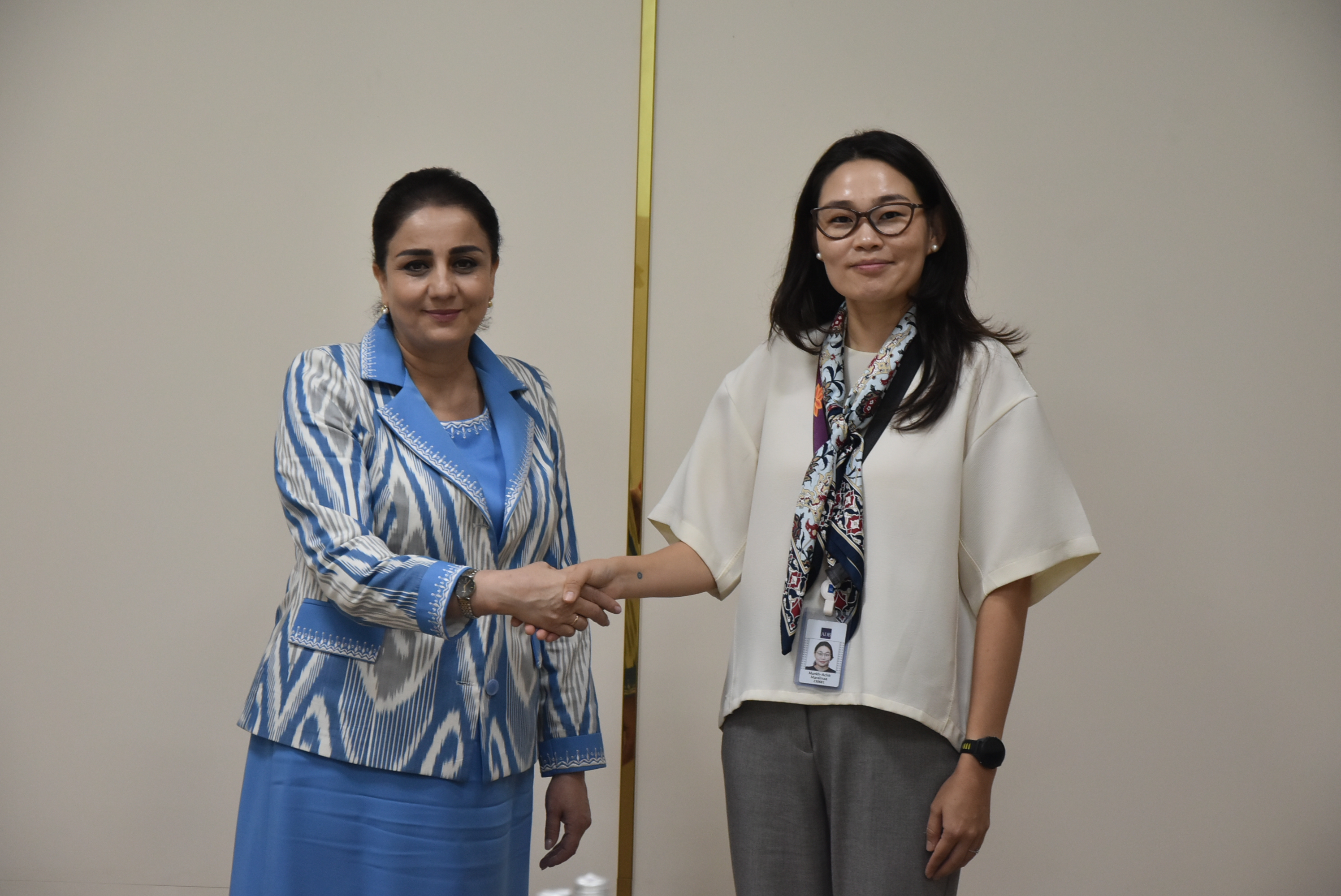 MEETING OF THE MINISTER OF LABOR, MIGRATION AND EMPLOYMENT OF THE REPUBLIC OF TAJIKISTAN WITH REPRESENTATIVE OF THE ASIAN DEVELOPMENT BANK (ADB)