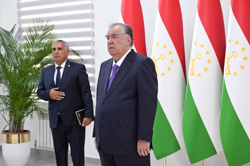 President of the Republic of Tajikistan Emomali Rahmon Remotely Commissions Two More Facilities in Rogun City.