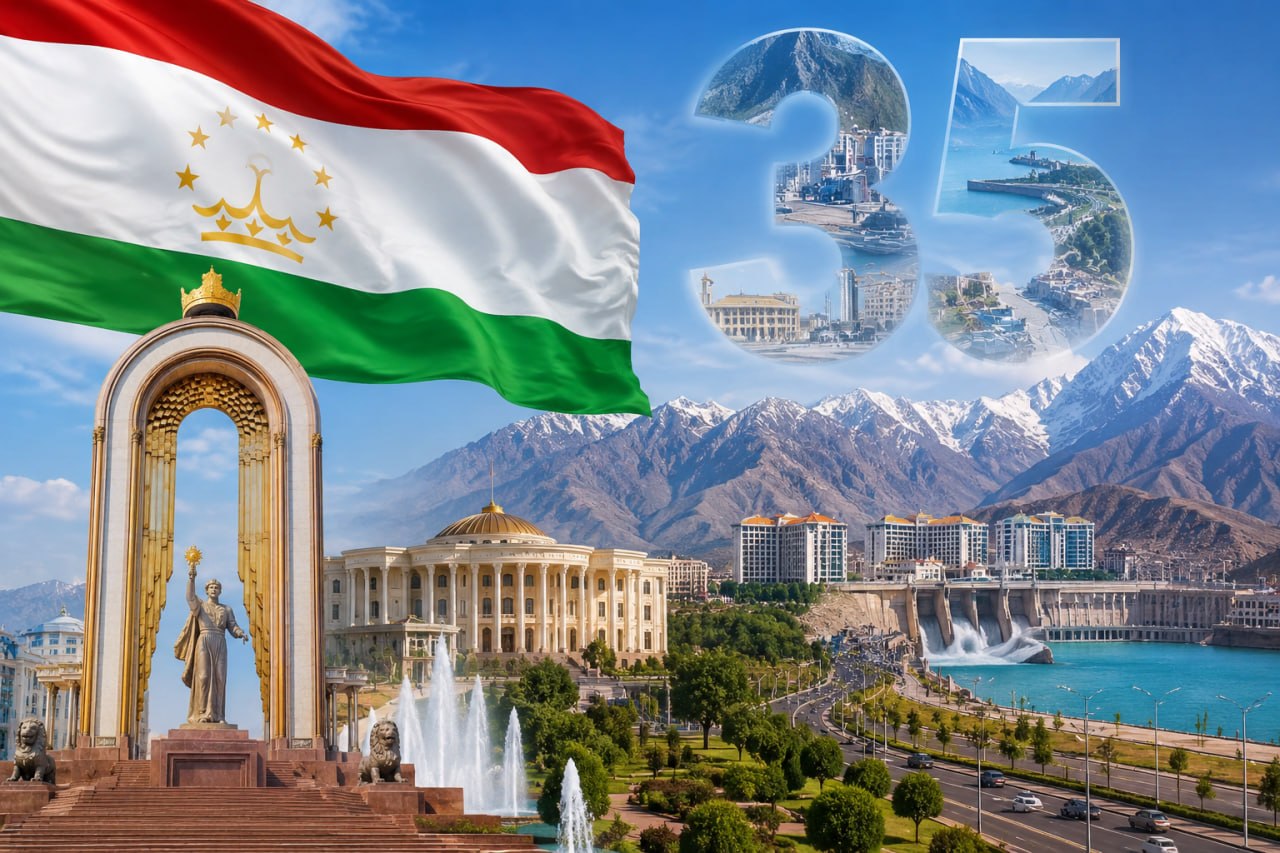 35-СОЛАГИИ ИСТИҚЛОЛИЯТИ ДАВЛАТИИ ҶУМҲУРИИ ТОҶИКИСТОН. ИСТИҚЛОЛИЯТ- РАМЗИ СОҲИБДАВЛАТӢ